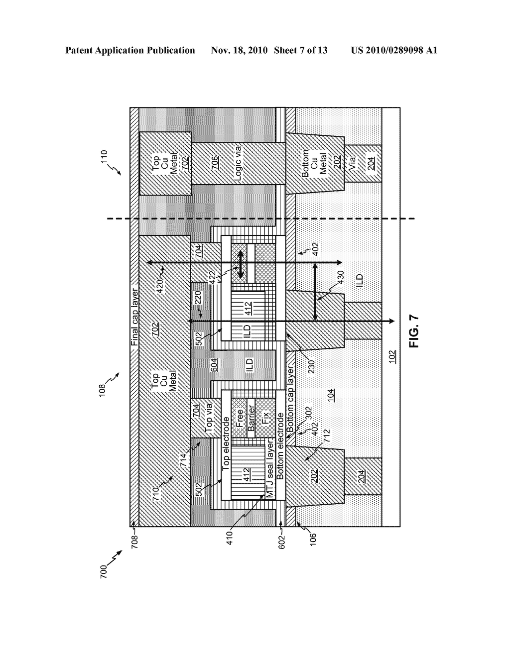 Magnetic Tunnel Junction Device and Fabrication - diagram, schematic, and image 08