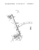 DEVICE FOR ATTACHING A FIRST SUB-ASSEMBLY TO A SECOND SUB-ASSEMBLY IN AN AUTOMOBILE diagram and image