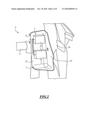 DEVICE FOR ATTACHING A FIRST SUB-ASSEMBLY TO A SECOND SUB-ASSEMBLY IN AN AUTOMOBILE diagram and image