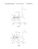 Synchronizing device for an office chair diagram and image