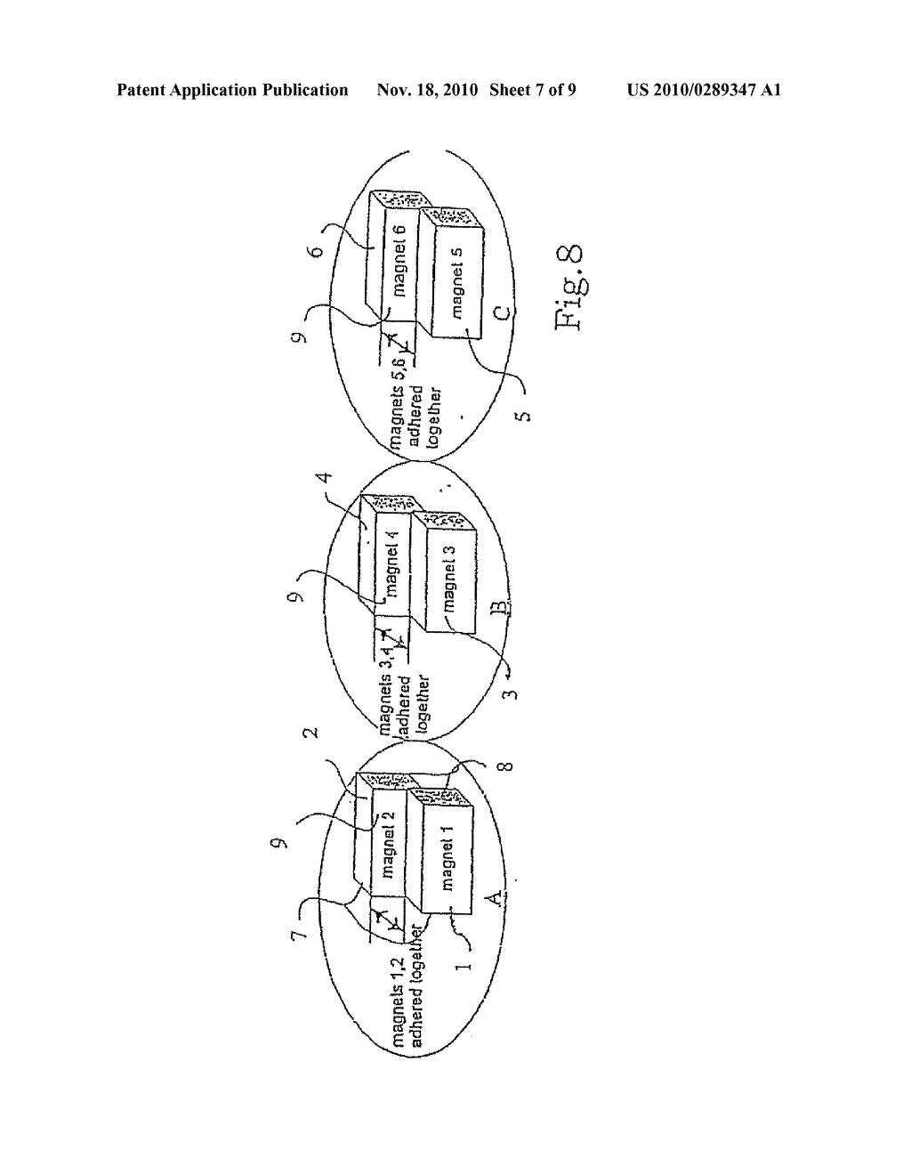 Linear electric generator having an improved magnet and coil structure, and method of manufacture - diagram, schematic, and image 08