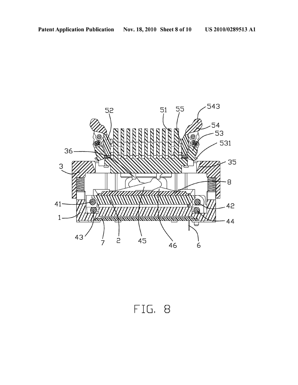 TEST SOCKET ASSEMBLY HAVING HEAT DISSIPATION MODULE - diagram, schematic, and image 09