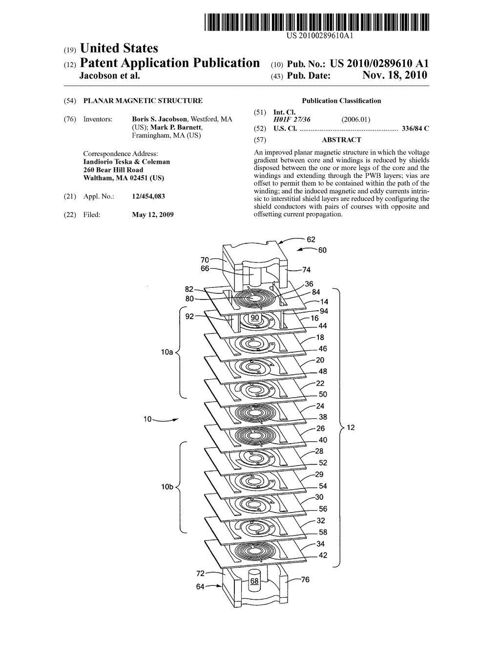 Planar magnetic structure - diagram, schematic, and image 01