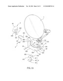 Mounting Bracket for Satellite Dish Antenna and Satellite Disk Antenna Assembly using the same diagram and image