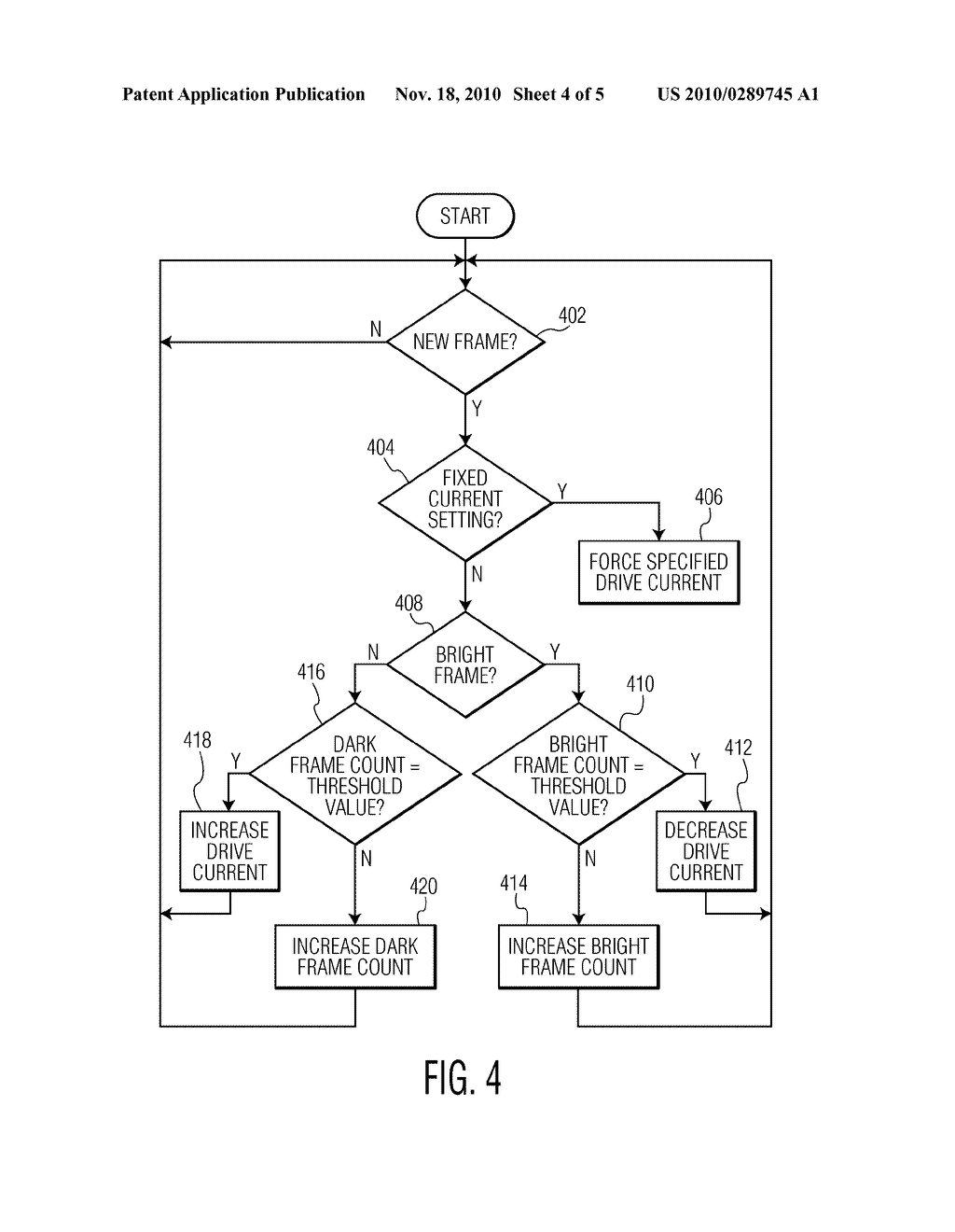 SYSTEM AND METHOD FOR AUTOMATICALLY ADJUSTING LIGHT SOURCE DRIVE CURRENT DURING OPTICAL NAVIGATION OPERATION - diagram, schematic, and image 05
