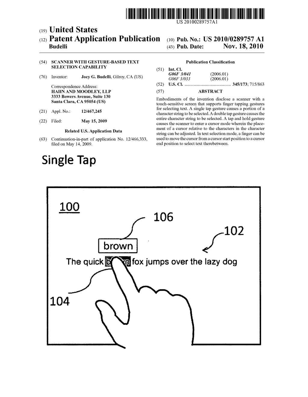 SCANNER WITH GESTURE-BASED TEXT SELECTION CAPABILITY - diagram, schematic, and image 01