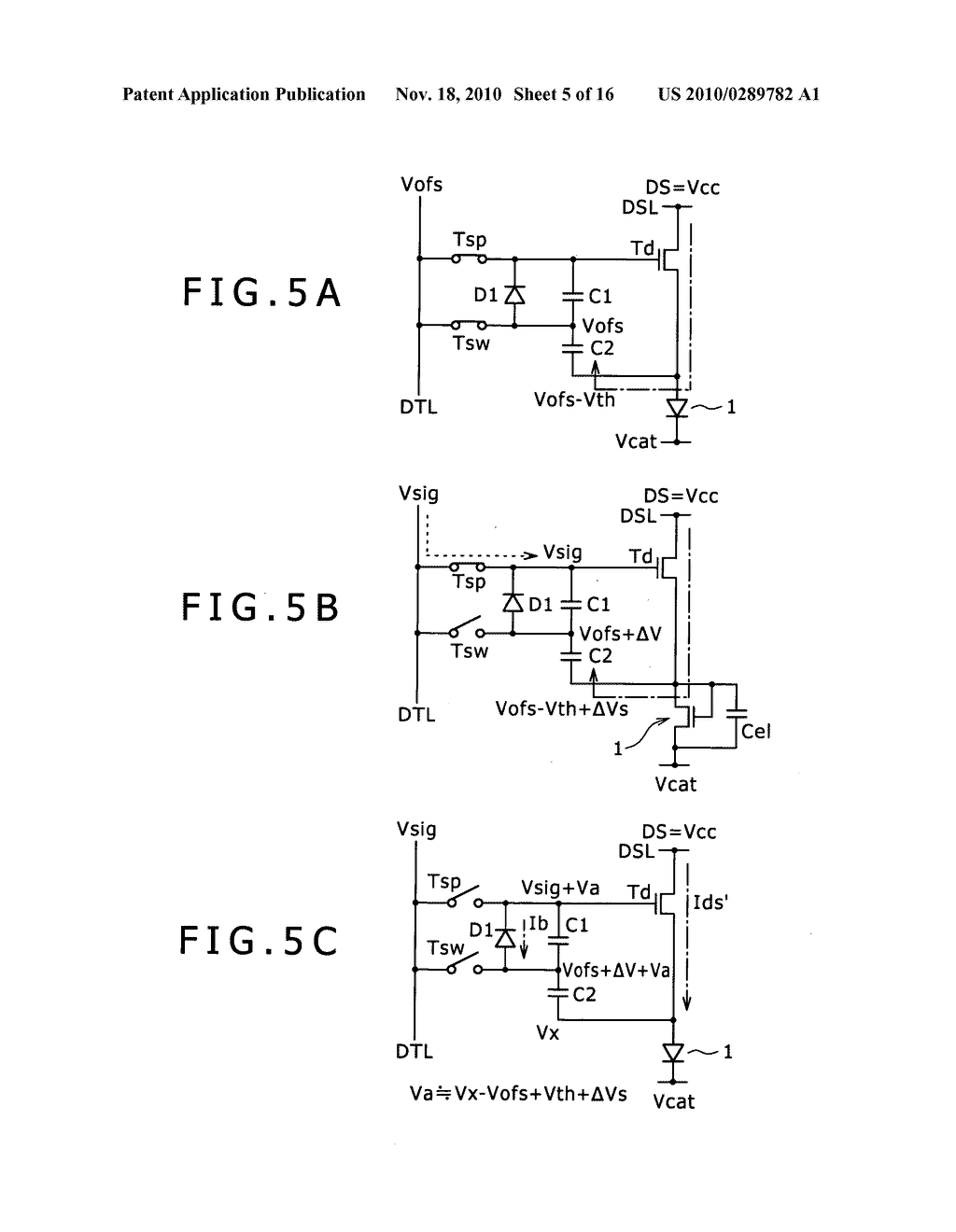 Pixel circuit, display apparatus, and driving method for pixel circuit - diagram, schematic, and image 06