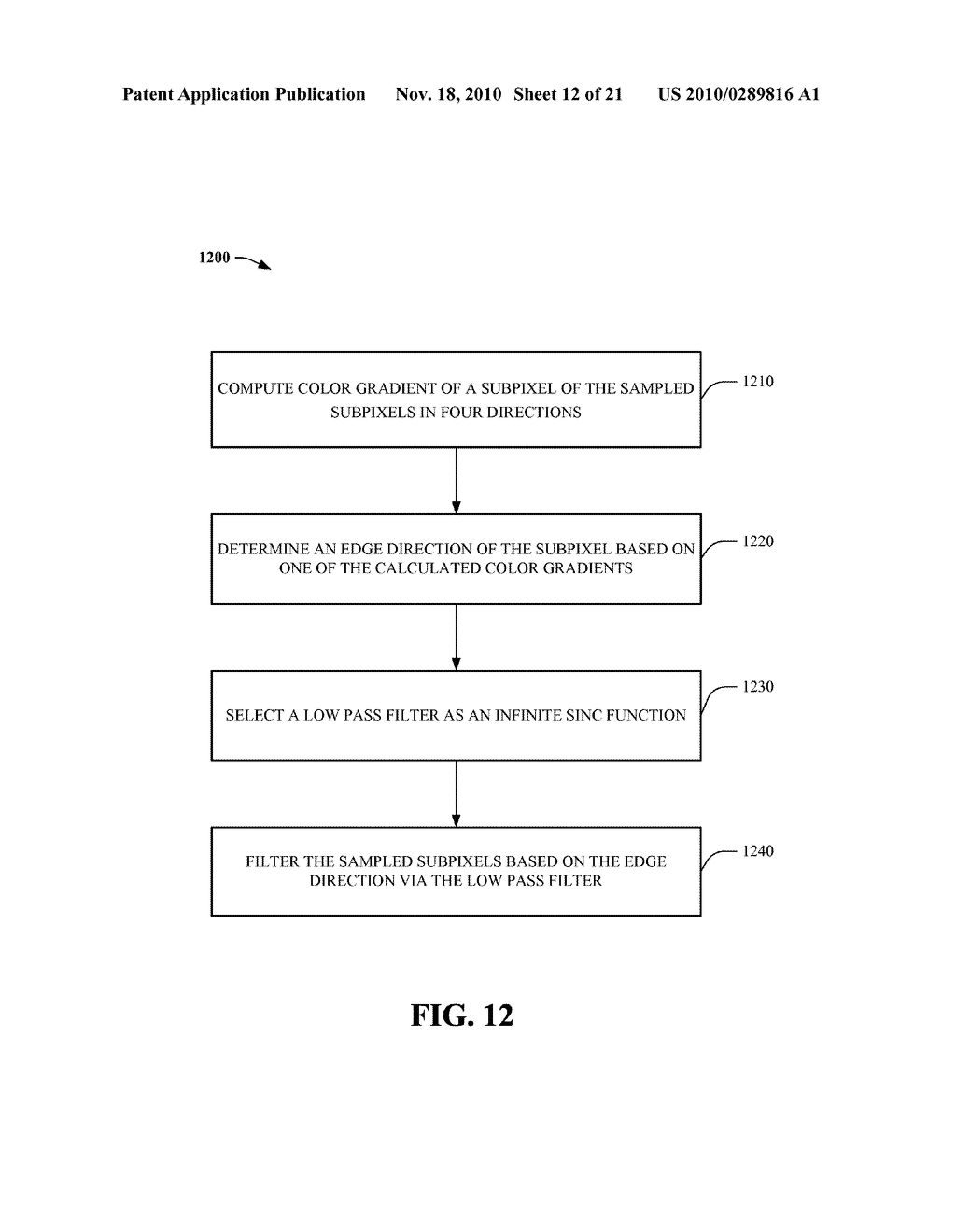 ADAPTIVE SUBPIXEL-BASED DOWNSAMPLING AND FILTERING USING EDGE DETECTION - diagram, schematic, and image 13