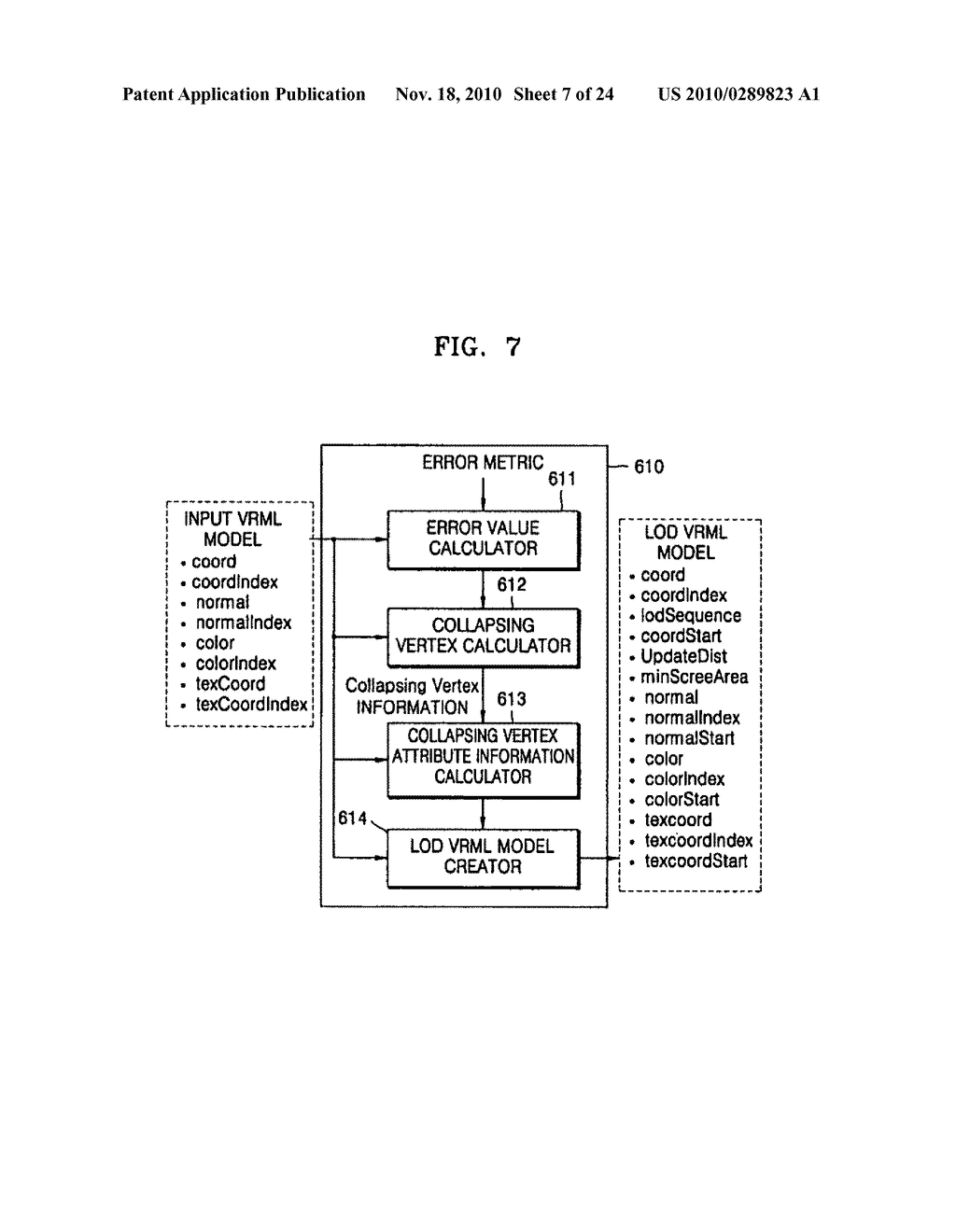 Method, apparatus, and medium for transforming graphic data of an object - diagram, schematic, and image 08