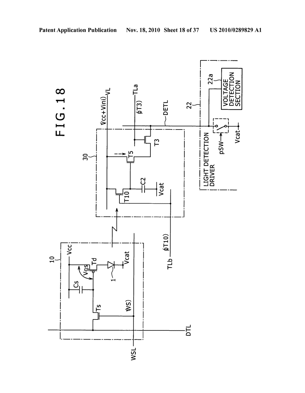 Display apparatus, light detection method and electronic apparatus - diagram, schematic, and image 19