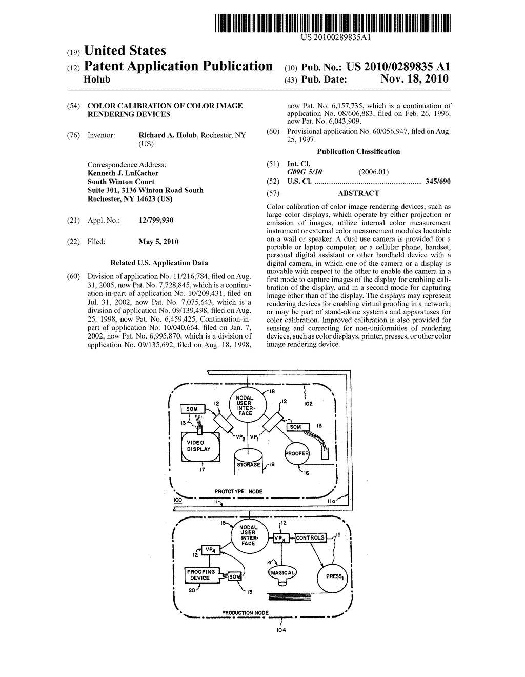 Color calibration of color image rendering devices - diagram, schematic, and image 01