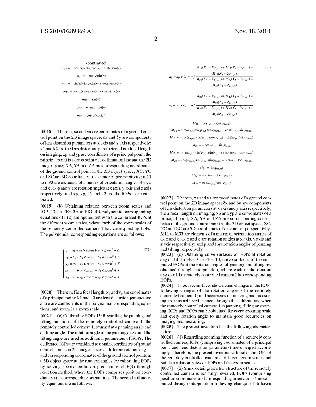 Method of Calibrating Interior and Exterior Orientation Parameters - diagram, schematic, and image 15