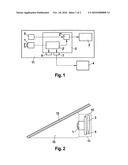 Device having a video camera which is built into in a rear-view mirror assembly in a vehicle diagram and image