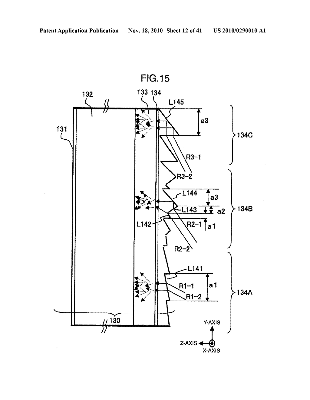 PROJECTION APPARATUS AND TRANSPARENT SCREEN FOR IT - diagram, schematic, and image 13