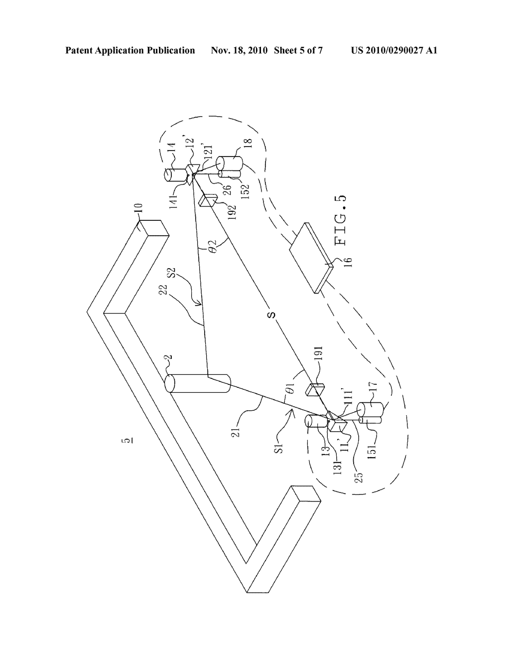 INPUT DEVICE WITH PHOTOSENSITIVE ELEMENTS AND METHOD FOR INPUTTING INFORMATION THEREBY - diagram, schematic, and image 06