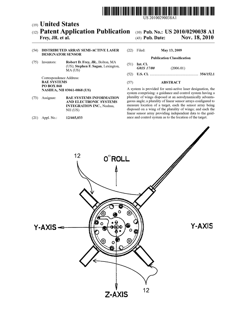 DISTRIBUTED ARRAY SEMI-ACTIVE LASER DESIGNATOR SENSOR - diagram, schematic, and image 01