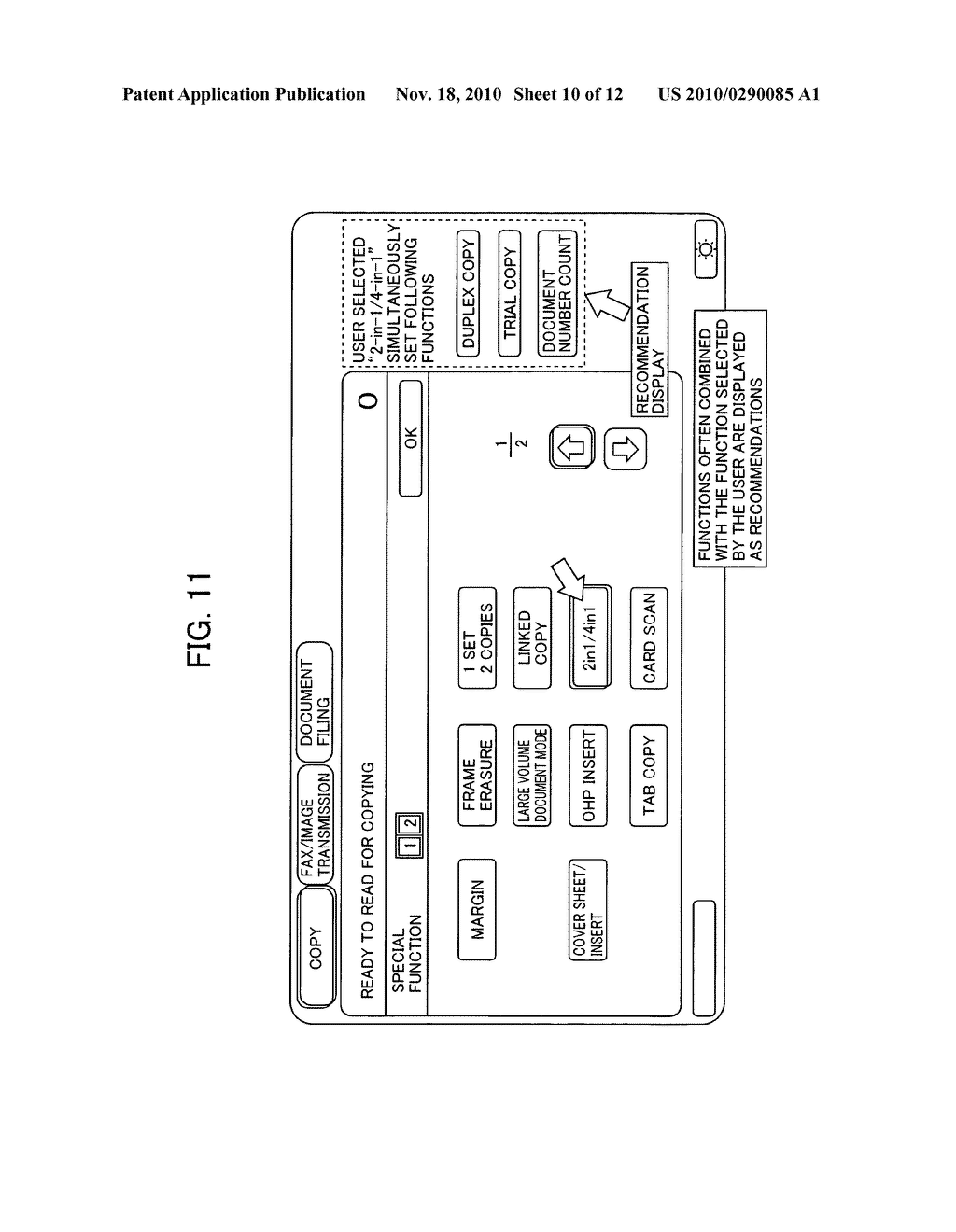 Information processing apparatus processing function-related information and image forming apparatus including the information processing apparatus or a communication apparatus communicable with the information processing apparatus - diagram, schematic, and image 11