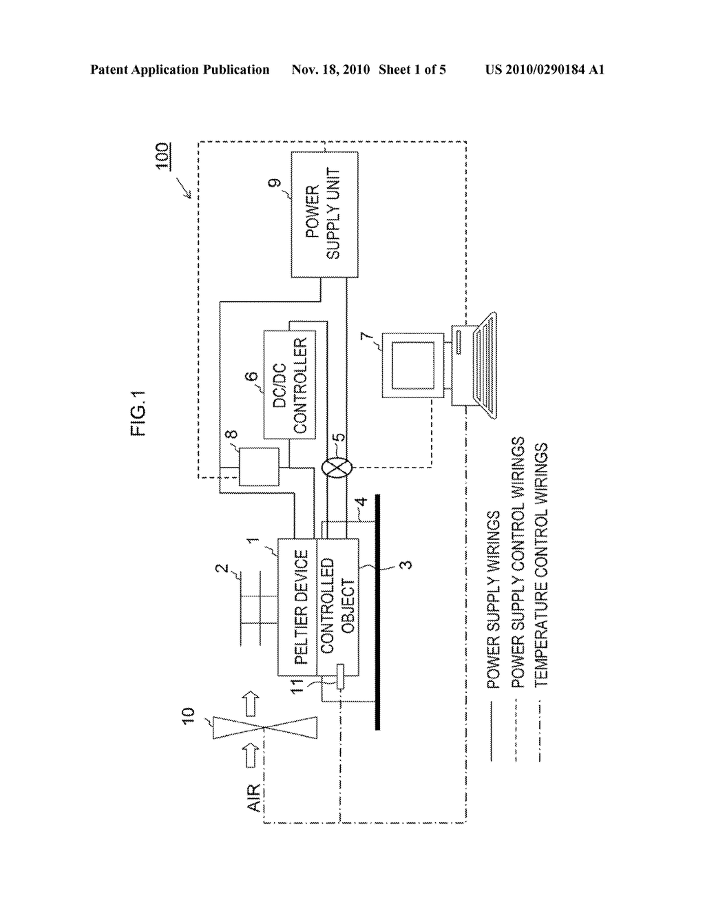 TEMPERATURE CONTROL APPARATUS, INFORMATION PROCESSING APPARATUS AND METHOD FOR TEMPERATURE CONTROL - diagram, schematic, and image 02