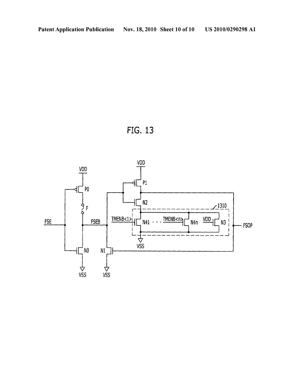 FUSE CIRCUIT AND REDUNDANCY CIRCUIT - diagram, schematic, and image 11