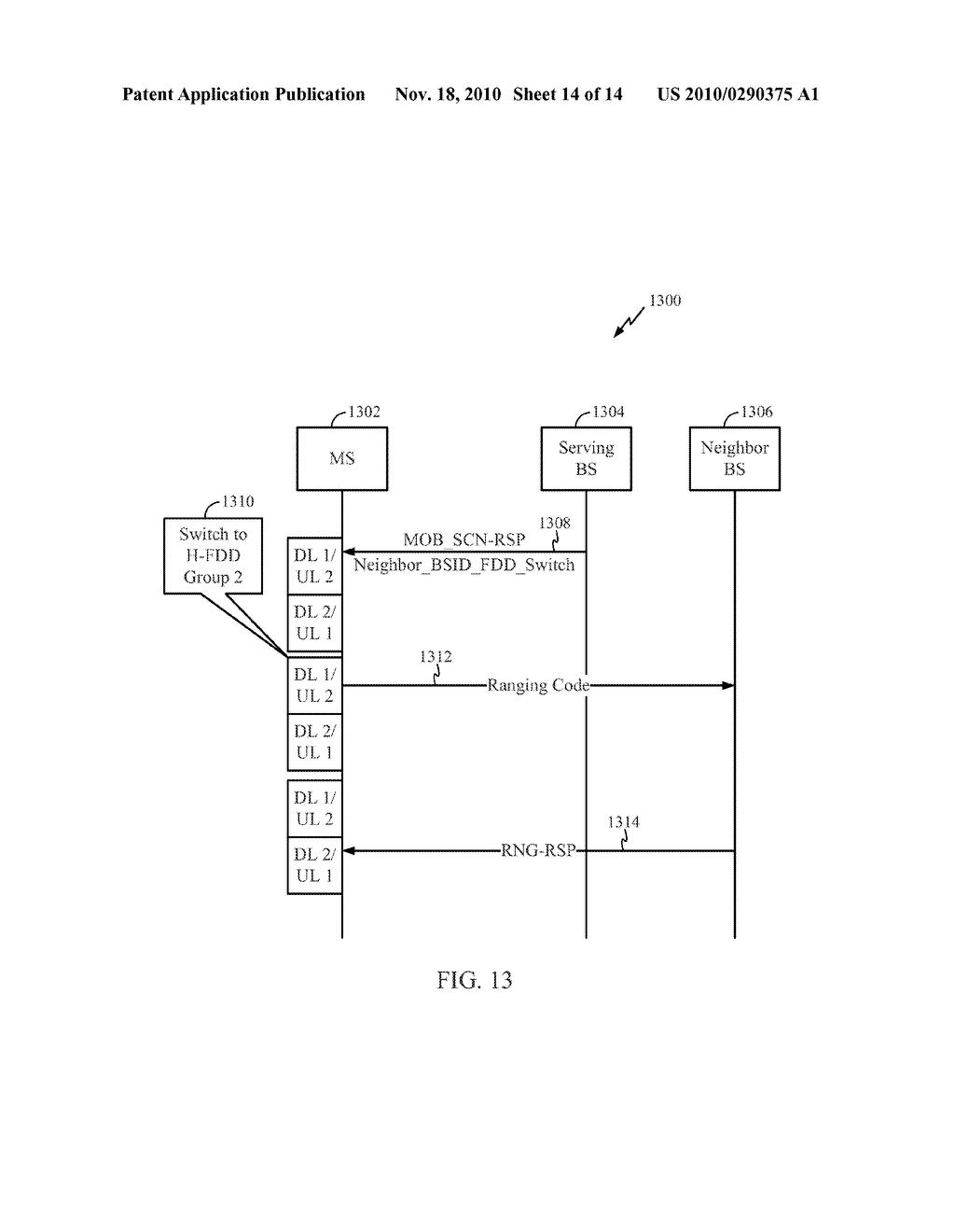 METHODS AND SYSTEMS FOR RANGING AND NETWORK ENTRY GROUP SWITCHING IN FDD WIMAX NETWORKS - diagram, schematic, and image 15