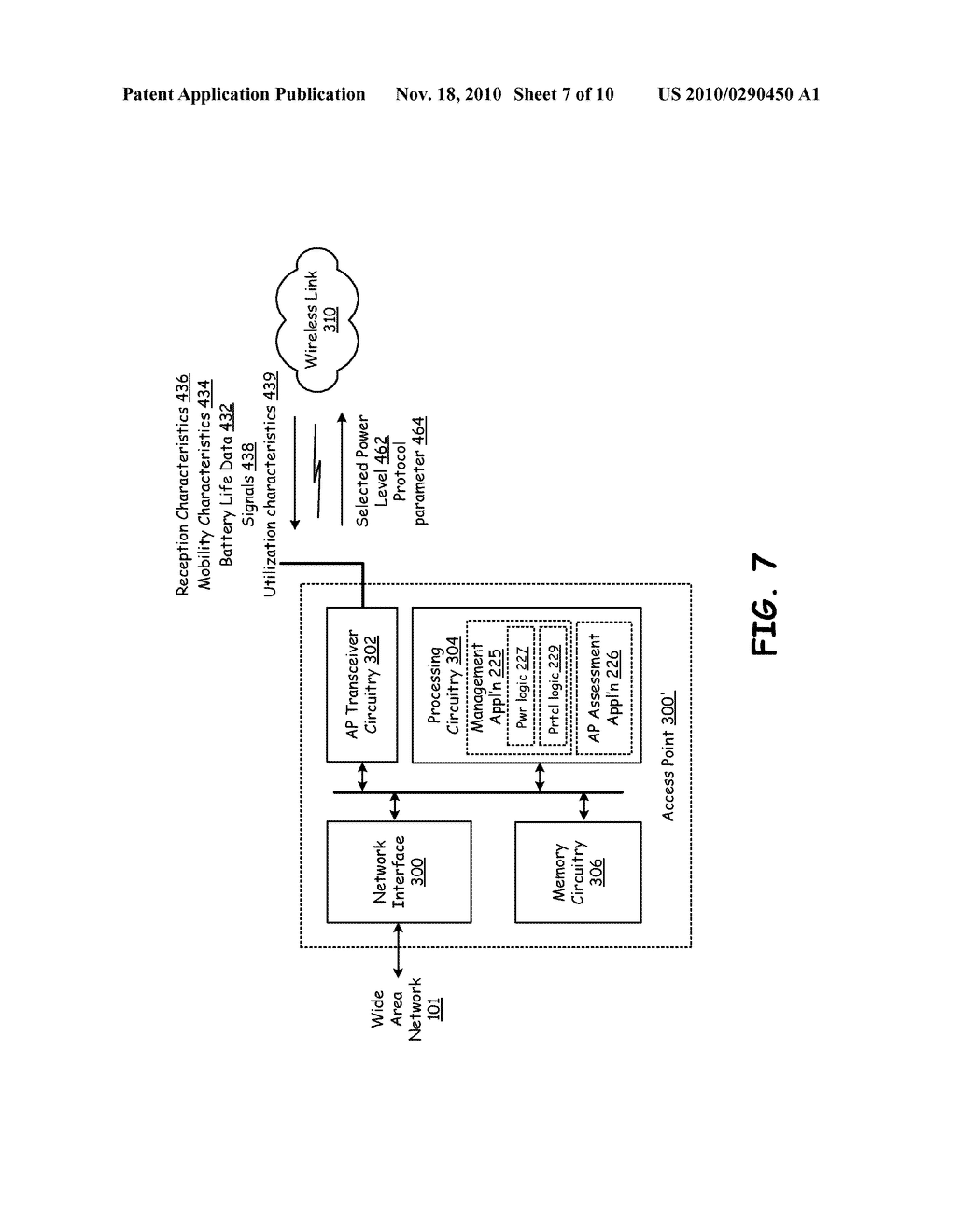 ACCESS POINT MULTI-LEVEL TRANSMISSION POWER CONTROL BASED ON THE EXCHANGE OF CHARACTERISTICS - diagram, schematic, and image 08