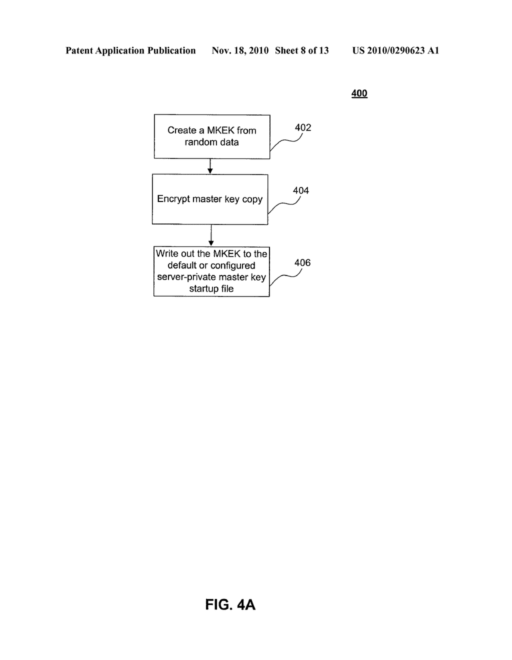 PROTECTION OF ENCRYPTION KEYS IN A DATABASE - diagram, schematic, and image 09