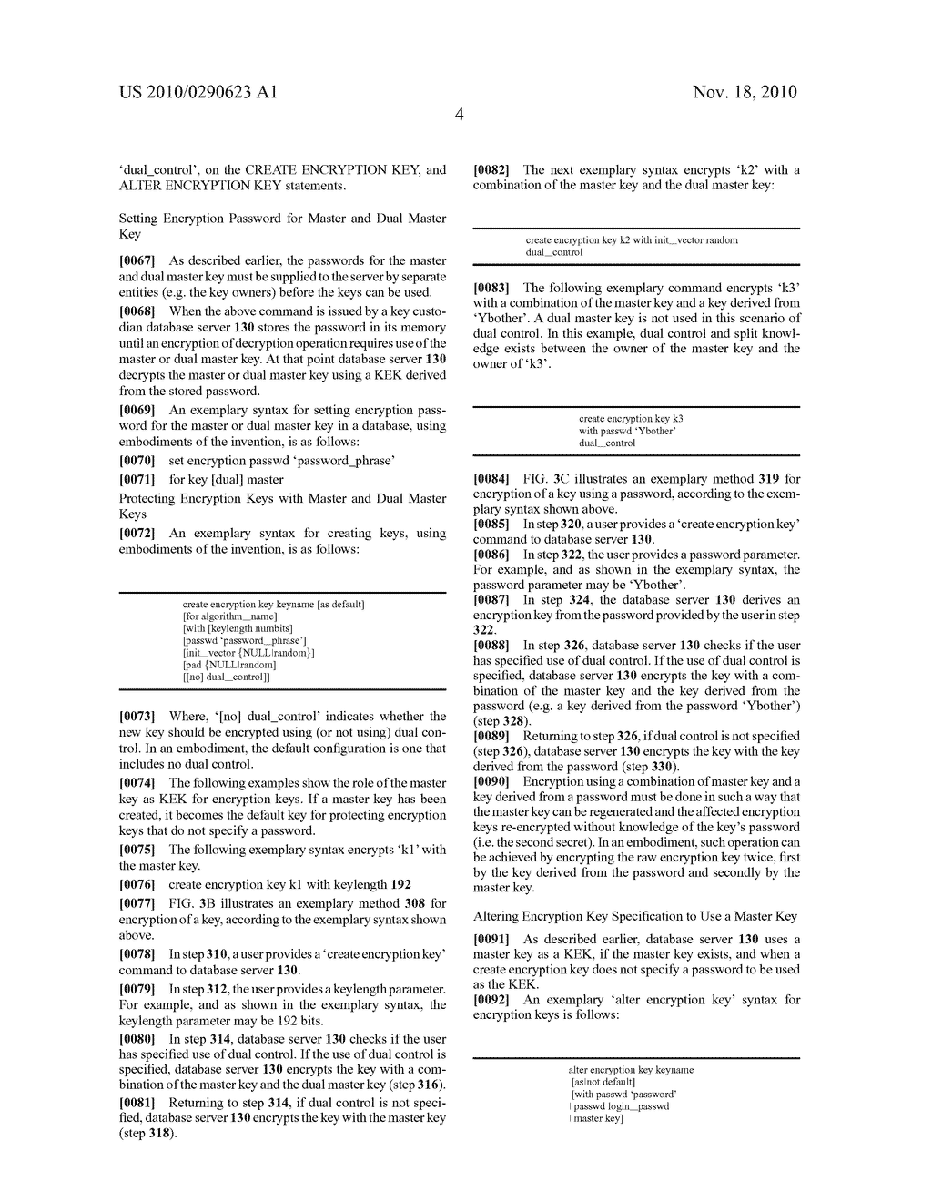 PROTECTION OF ENCRYPTION KEYS IN A DATABASE - diagram, schematic, and image 18