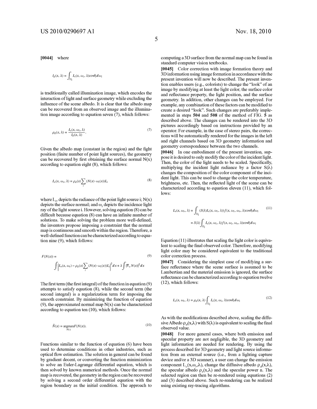 METHODS AND SYSTEMS FOR COLOR CORRECTION OF 3D IMAGES - diagram, schematic, and image 10