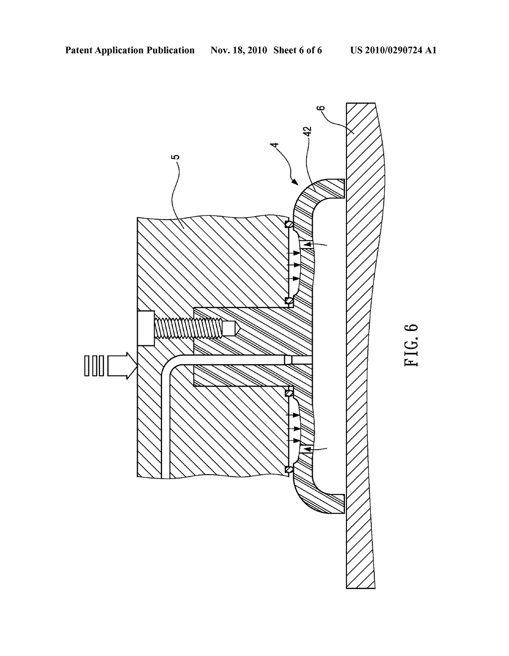 SELF-COMPENSATING HYDROSTATIC PLANAR BEARING DEVICE AND THE METHOD THEREOF - diagram, schematic, and image 07