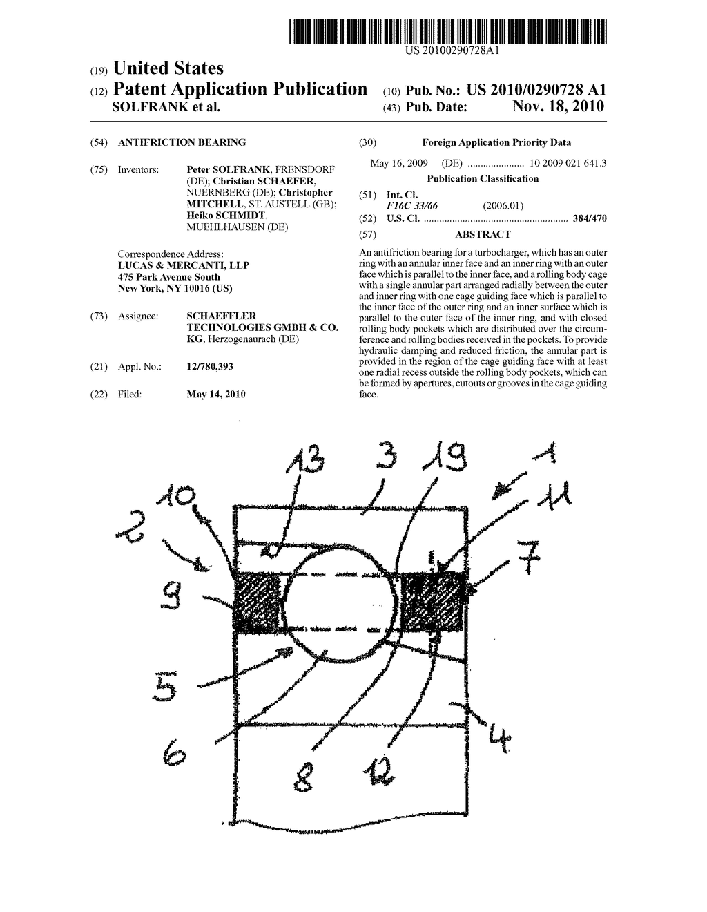 ANTIFRICTION BEARING - diagram, schematic, and image 01