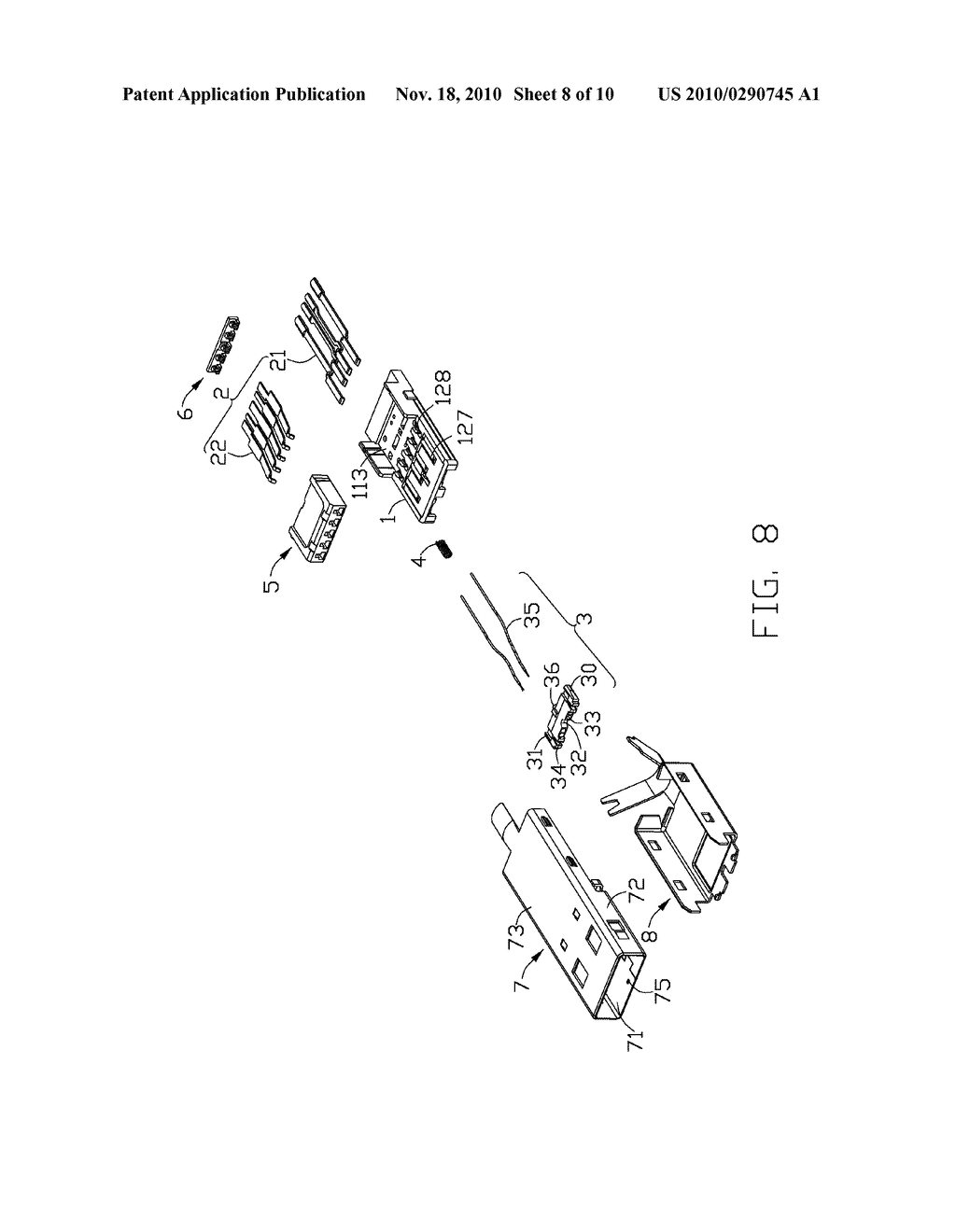 CONNECTOR HAVING AN FLOATABLE OPTICAL MODULE - diagram, schematic, and image 09