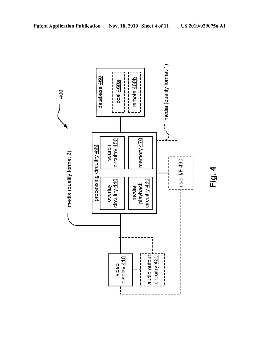 Overlay to augment quality of currently playing media - diagram, schematic, and image 05