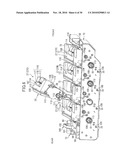 Image-Forming Device Having Mechanism for Separating Developing Rollers from Photosensitive Drums diagram and image