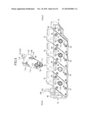 Image-Forming Device Having Mechanism for Separating Developing Rollers from Photosensitive Drums diagram and image