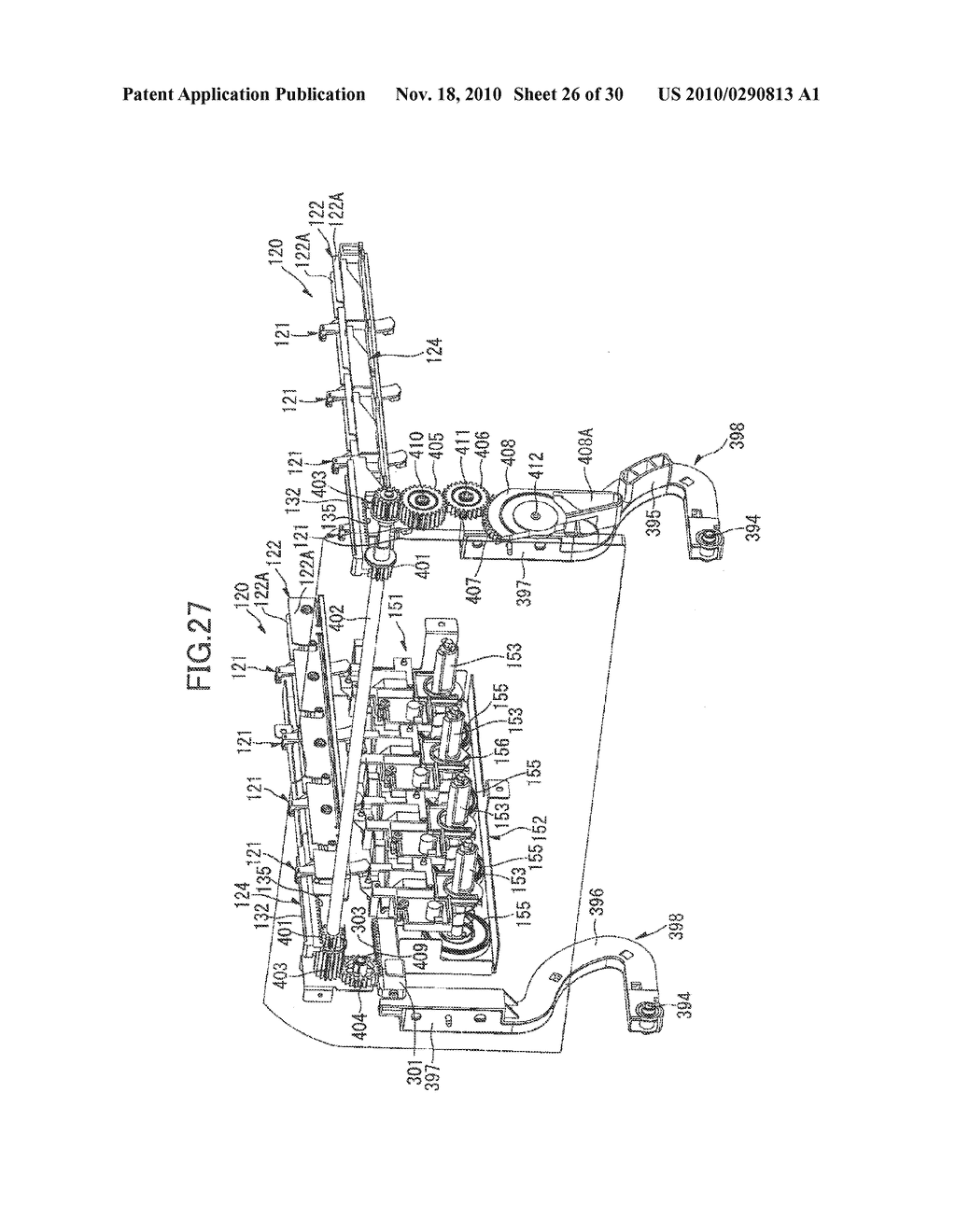 Image-Forming Device Having Mechanism for Separating Developing Rollers from Photosensitive Drums - diagram, schematic, and image 27