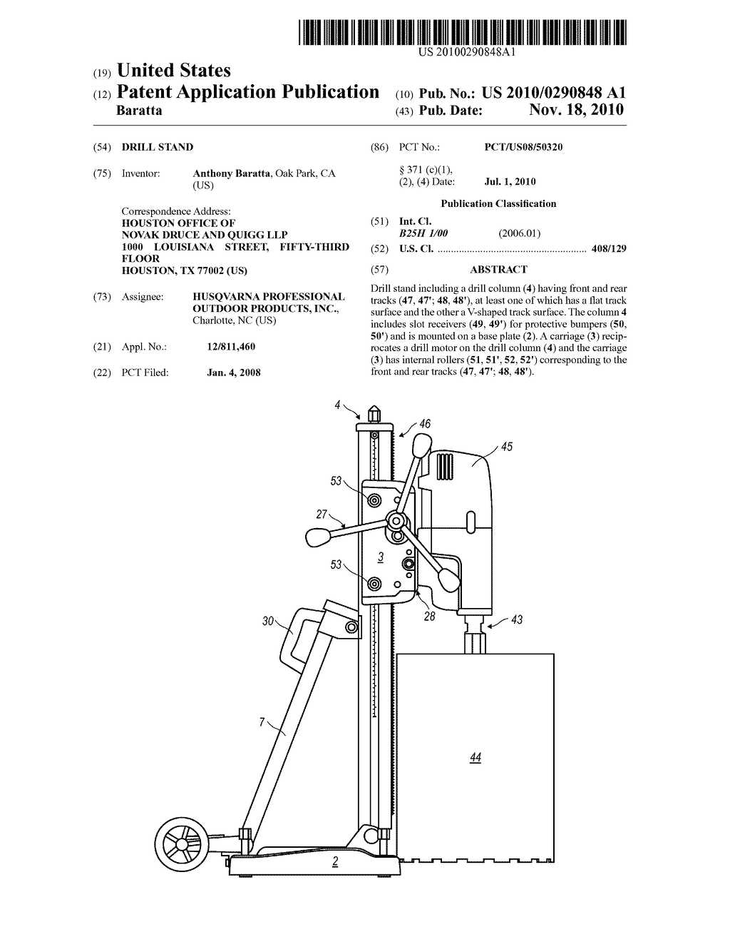 DRILL STAND - diagram, schematic, and image 01