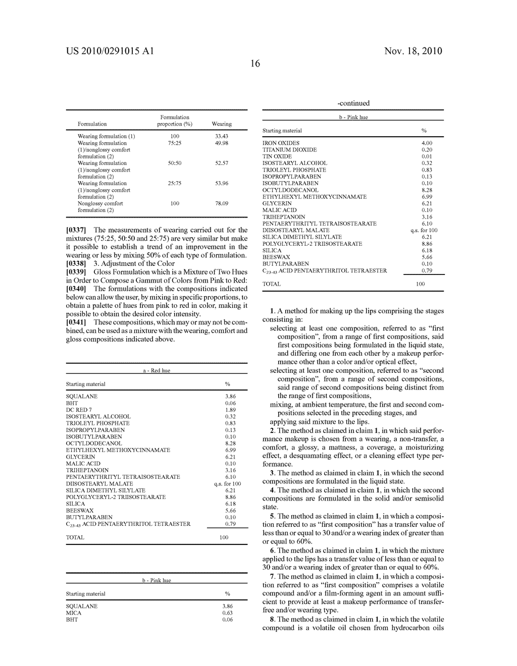 METHOD FOR MAKING UP THE LIPS - diagram, schematic, and image 17