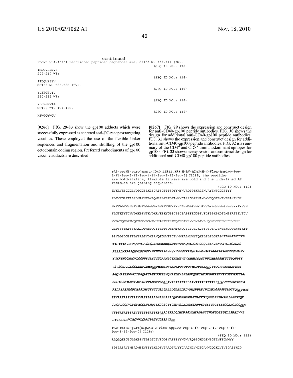 ANTIGEN PRESENTING CELL TARGETED ANTI-VIRAL VACCINES - diagram, schematic, and image 79