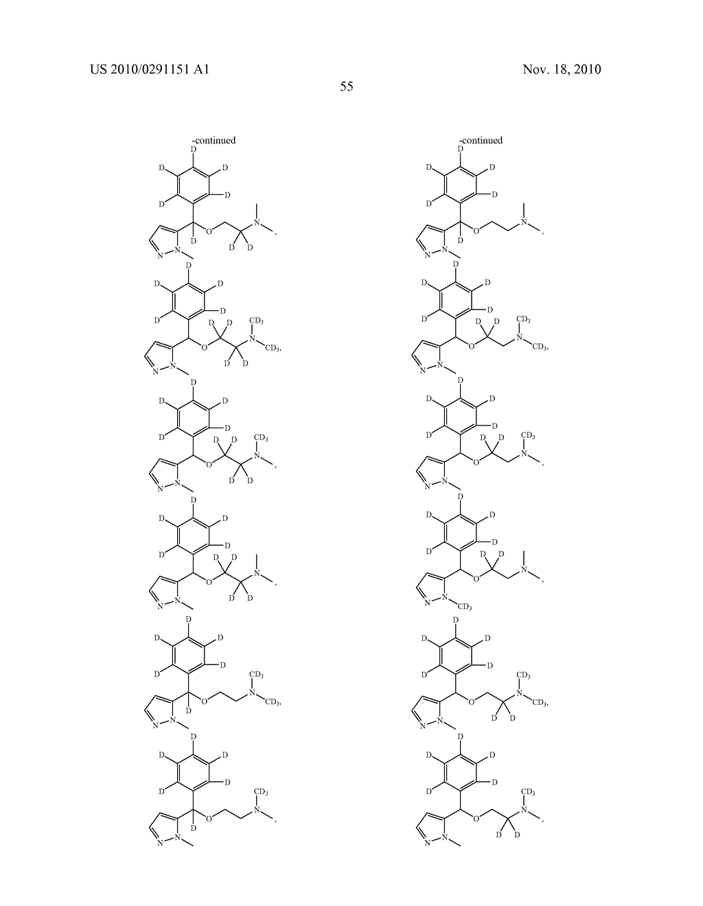 1-METHYLPYRAZOLE MODULATORS OF SUBSTANCE P, CALCITONIN GENE-RELATED PEPTIDE, ADRENERGIC RECEPTOR, AND/OR 5-HT RECEPTOR - diagram, schematic, and image 56