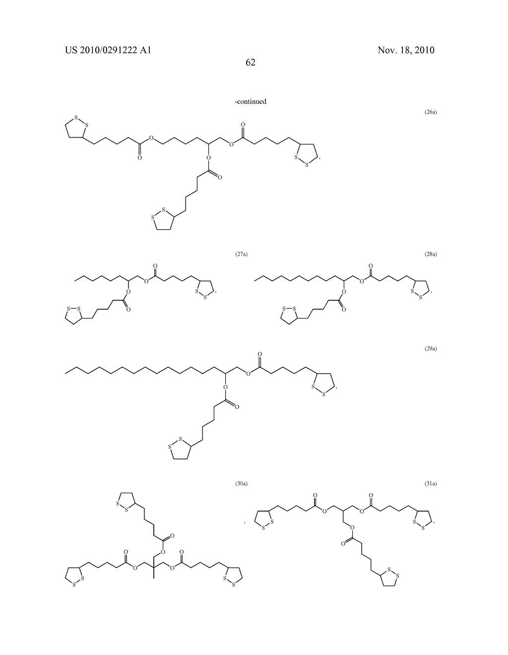 ANTIOXIDANT NANOSPHERE COMPRISING [1,2]-DITHIOLANE MOIETIES - diagram, schematic, and image 96