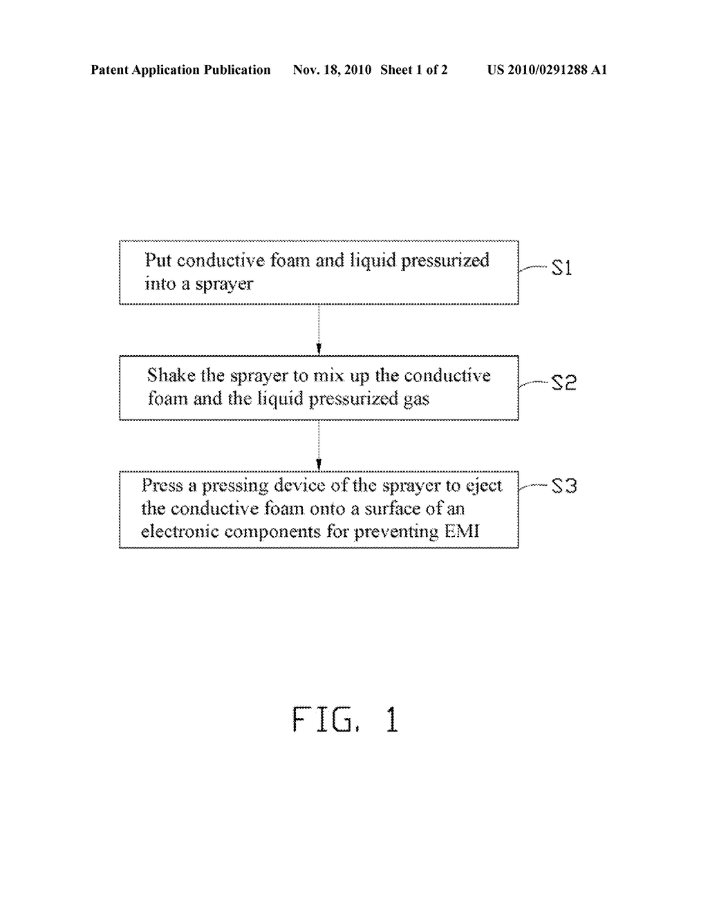 ELECTRICALLY CONDUCTIVE FOAM AND APPLICATION METHOD FOR SAME - diagram, schematic, and image 02