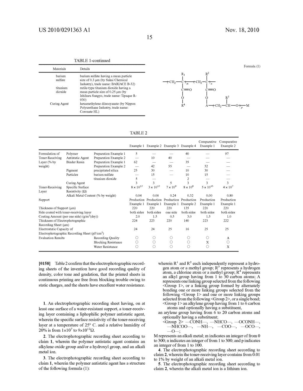 ELECTROPHOTOGRAPHIC RECORDING SHEET AND RECORDED MATERIAL - diagram, schematic, and image 17