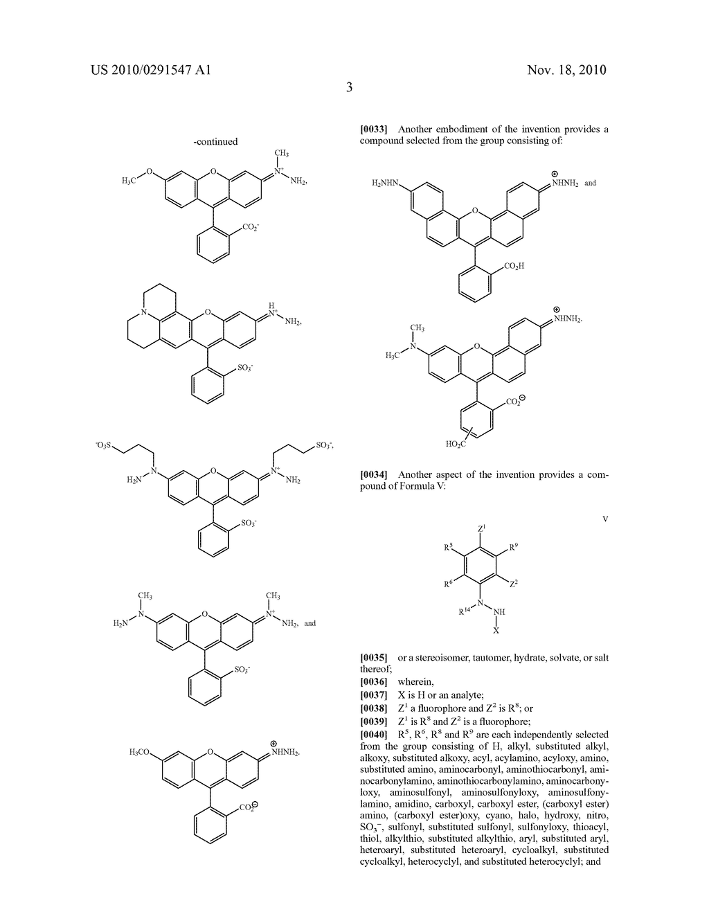 FLUOROGENIC HYDRAZINE-SUBSTITUTED COMPOUNDS - diagram, schematic, and image 07