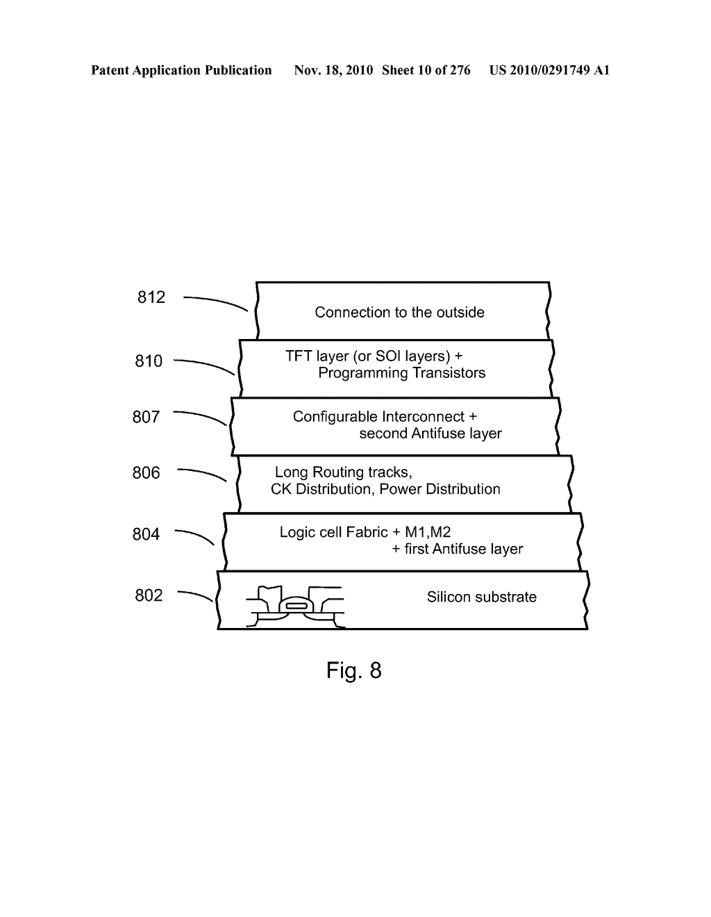 METHOD FOR FABRICATION OF A SEMICONDUCTOR DEVICE AND STRUCTURE - diagram, schematic, and image 11