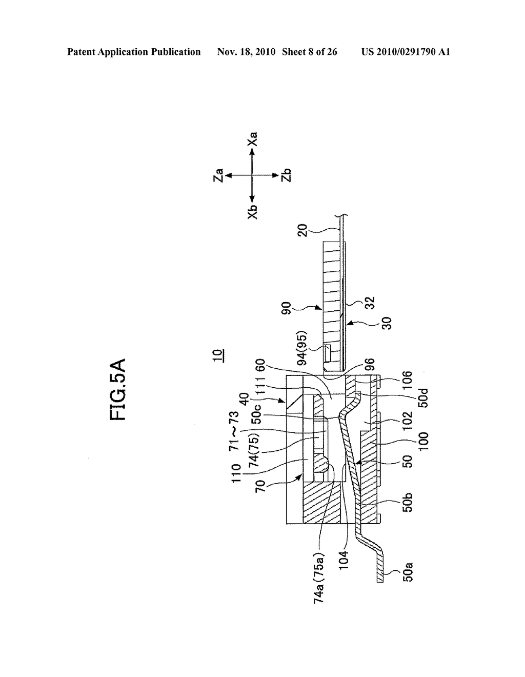 FLEXIBLE CABLE CONNECTING STRUCTURE AND FLEXIBLE CABLE CONNECTOR - diagram, schematic, and image 09