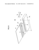 FLEXIBLE CABLE CONNECTING STRUCTURE AND FLEXIBLE CABLE CONNECTOR diagram and image