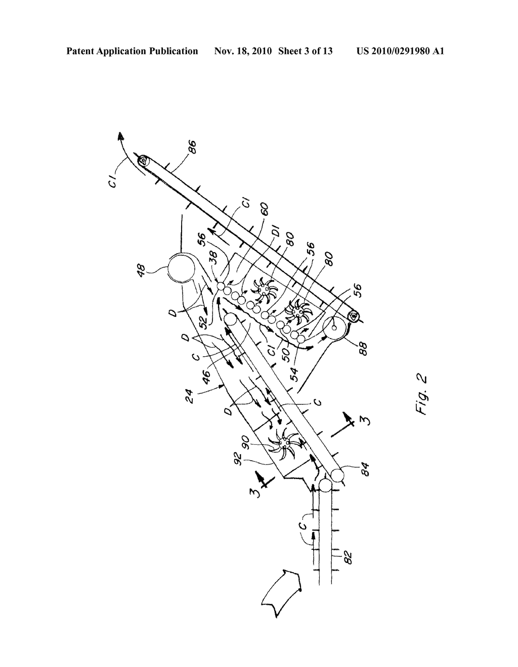 CORN COB CONVEYOR SYSTEM WITH POSITIVE DE-HUSKING CAPABILITY - diagram, schematic, and image 04