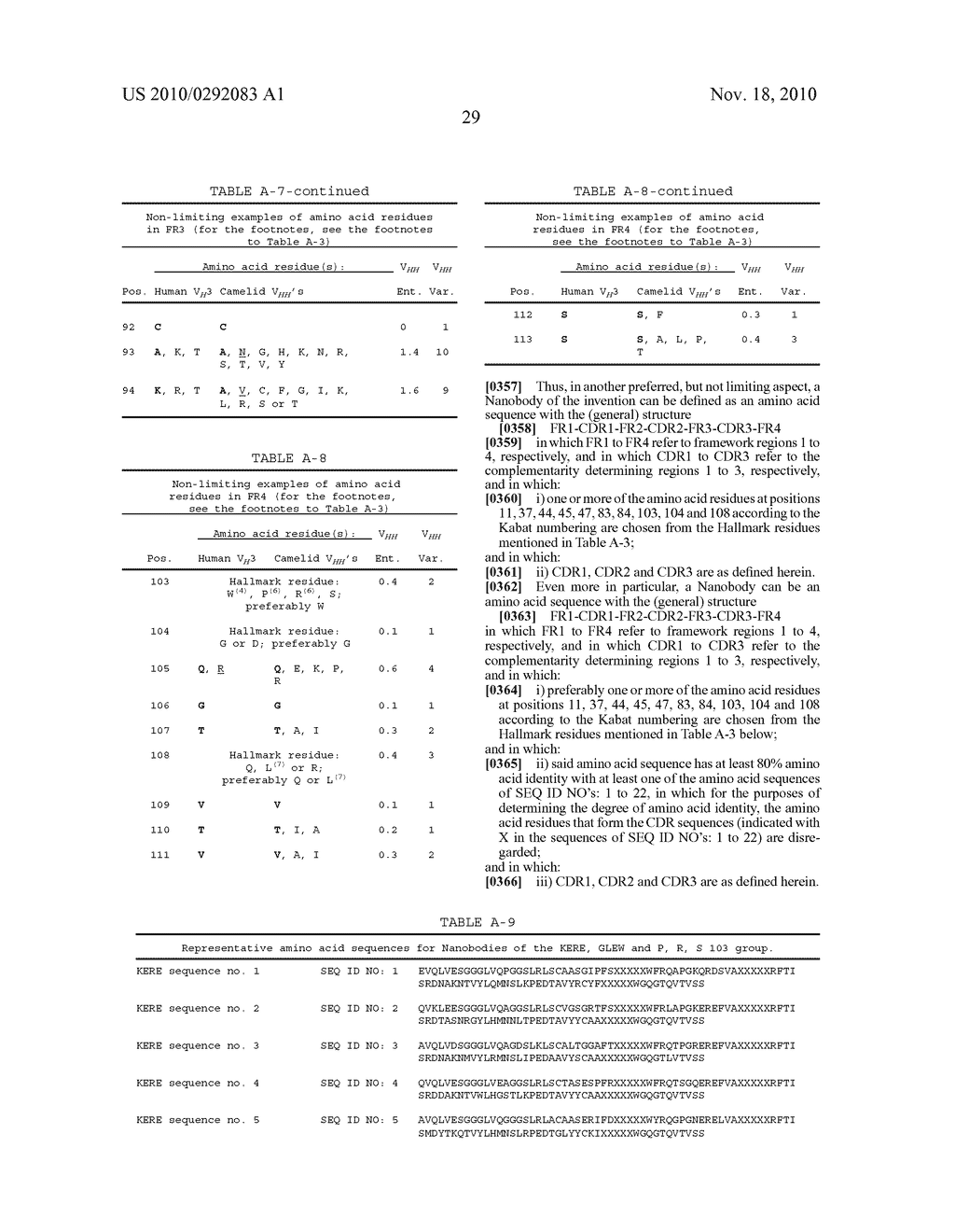 PROVIDING IMPROVED IMMUNOGLOBULIN SEQUENCES BY MUTATING CDR AND/OR FR POSITIONS - diagram, schematic, and image 39