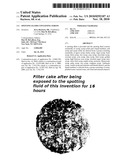 Spotting fluids containing syrups diagram and image