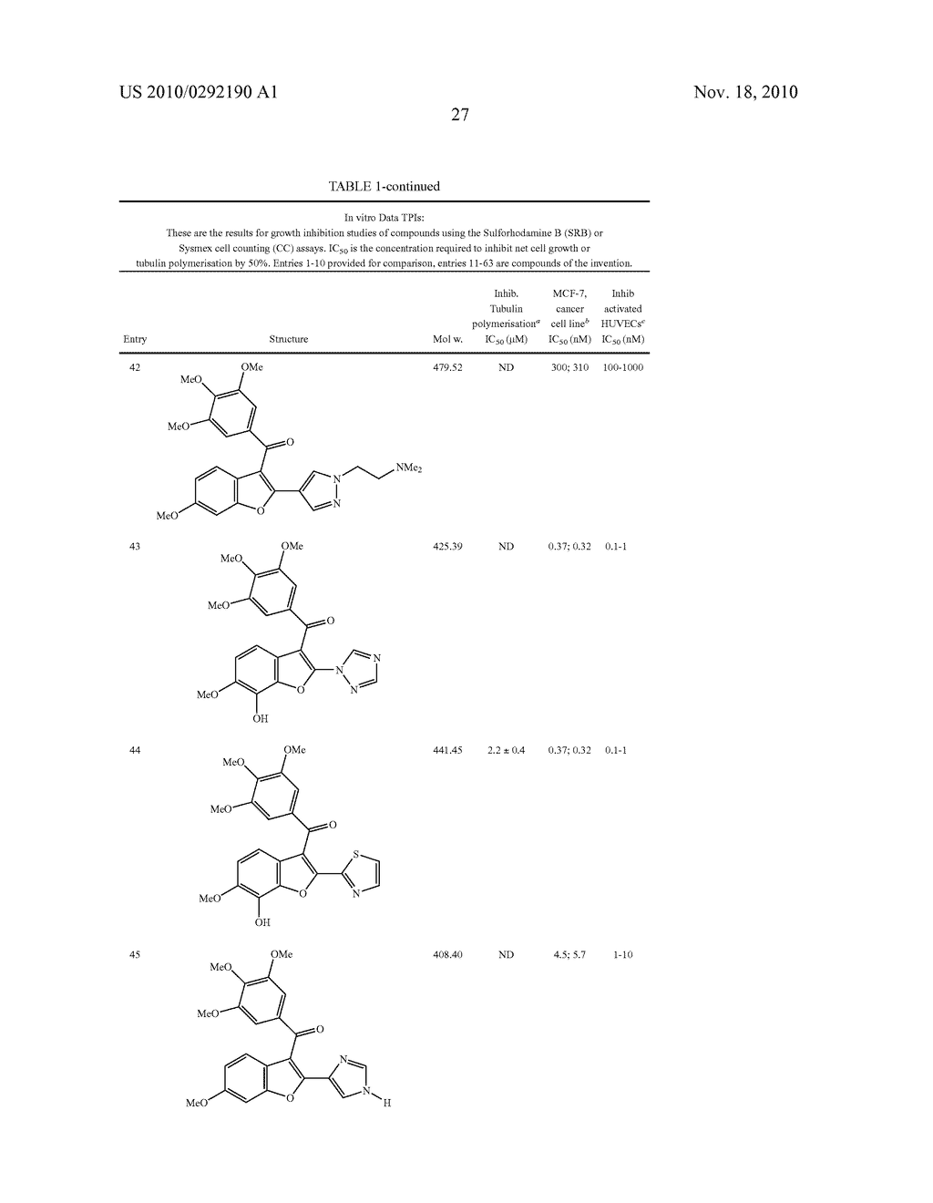 NOVEL TUBULIN POLYMERISATION INHIBITORS - diagram, schematic, and image 29